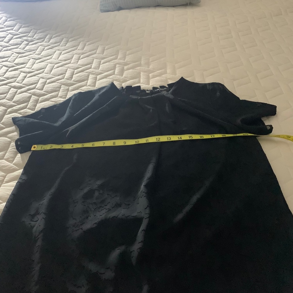 Ann Taylor Factory Small Black Jacquard Blouse
